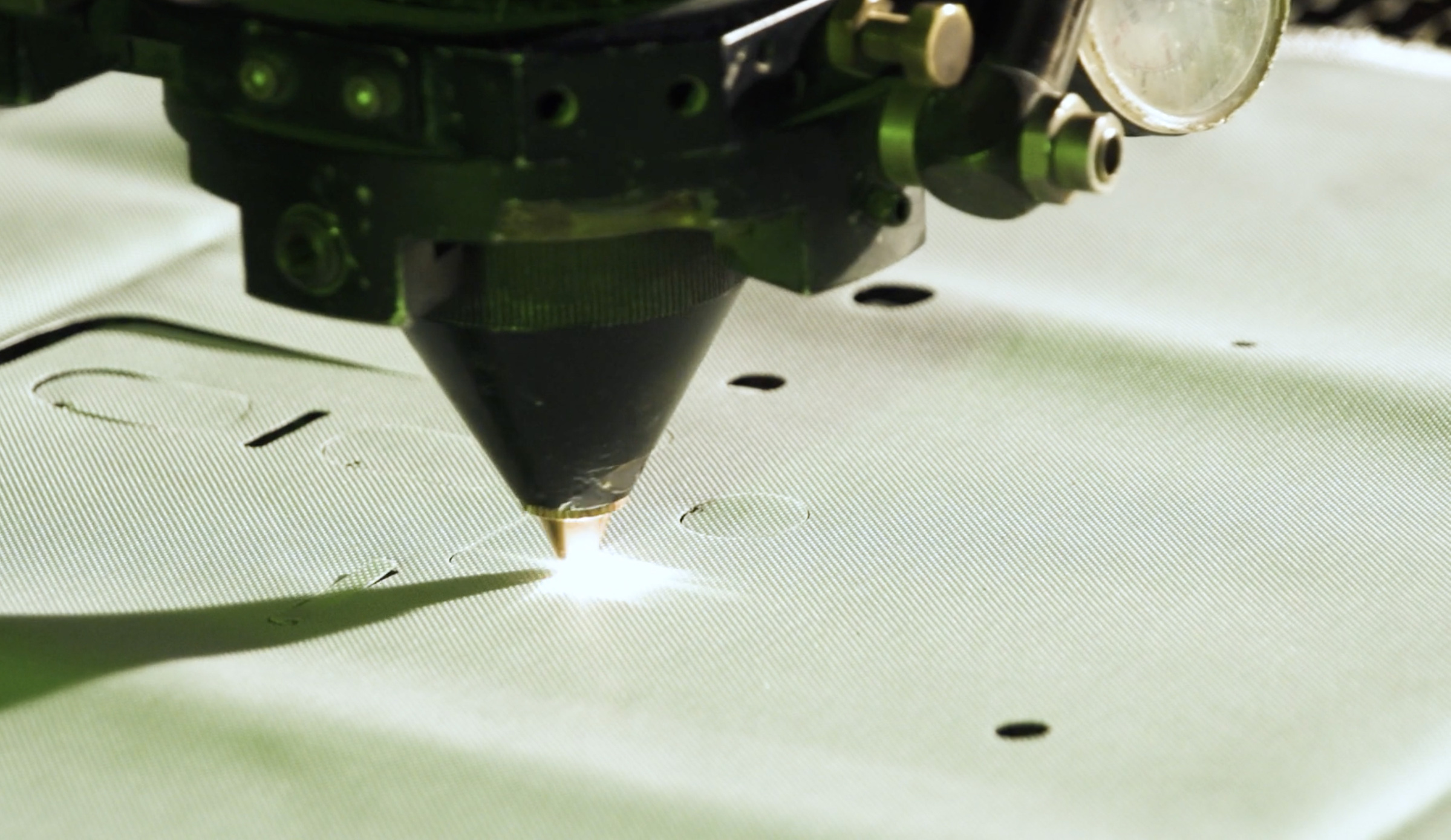 Airbag cutting