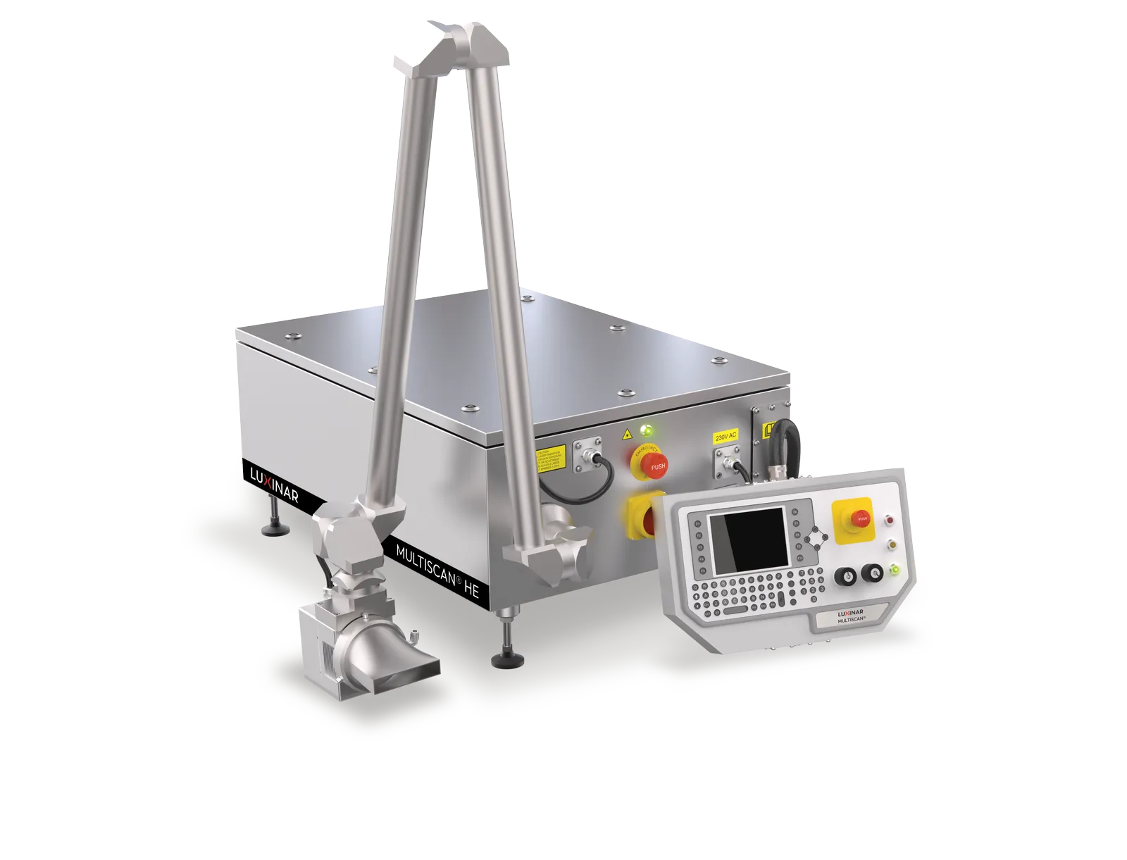 Duralife® Multiscan® HE laser system processing clear material