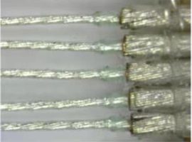 Wire or busbar stripping Wire or busbar stripping
